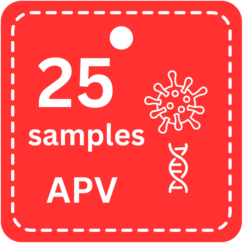 25 Samples APV PCR