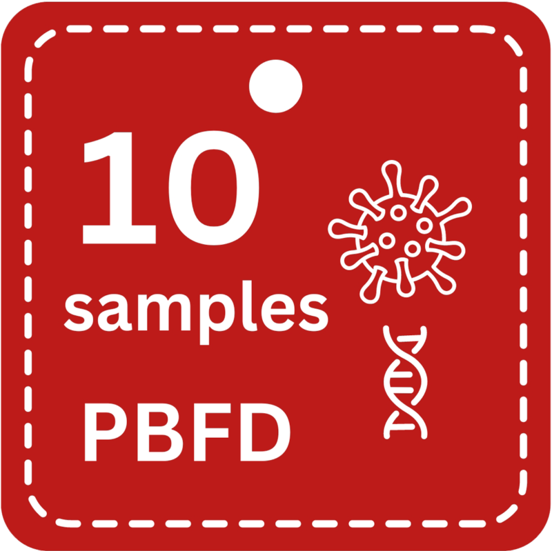 10 Samples PBFD PCR