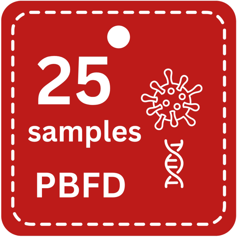 25 Samples PBFD PCR